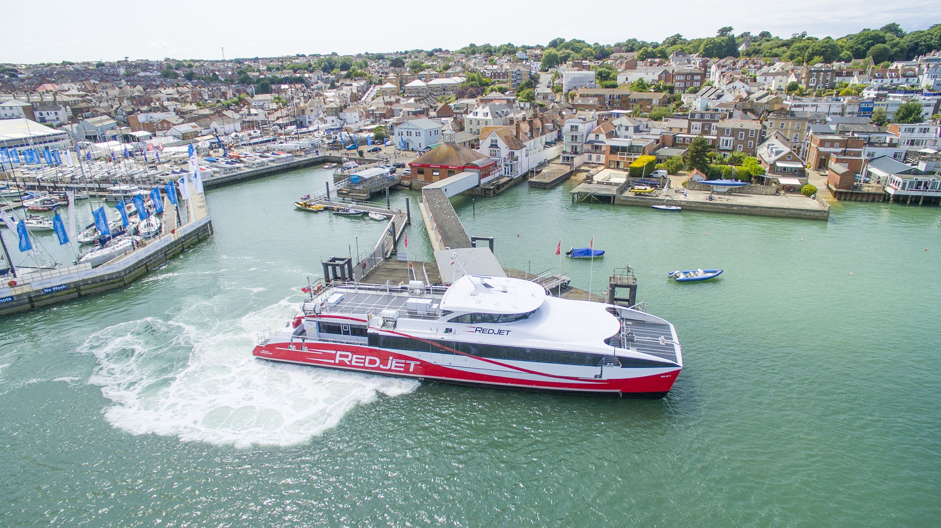 Aerial Image of the ferry