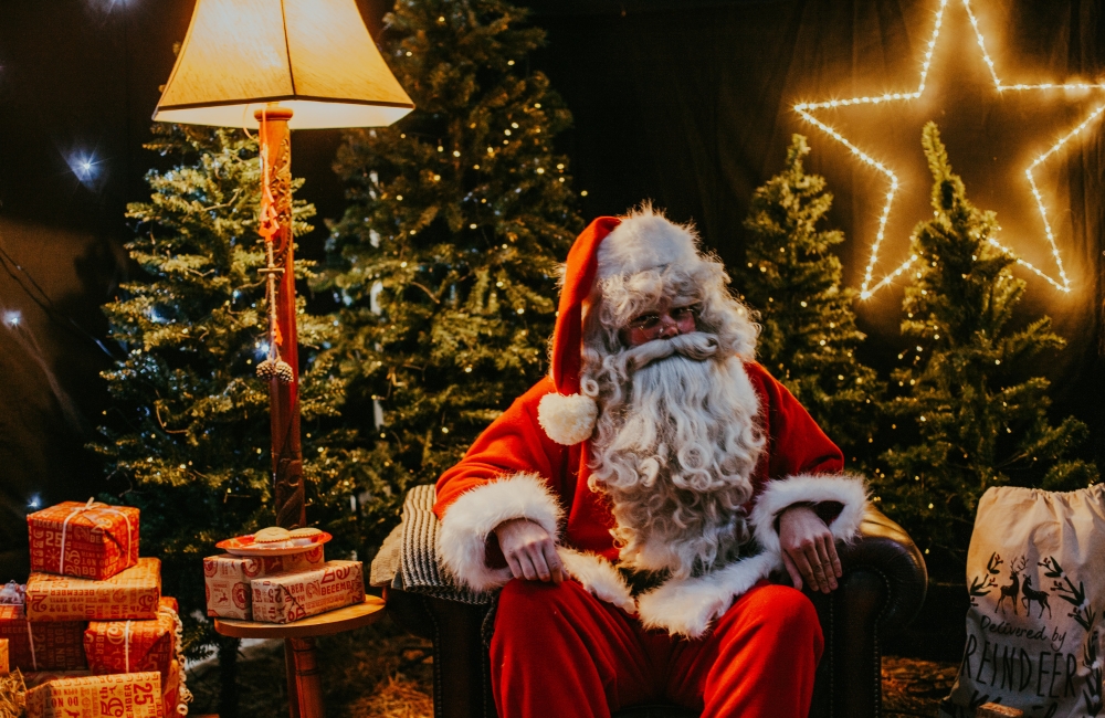 Christmas at Tapnell - father Christmas