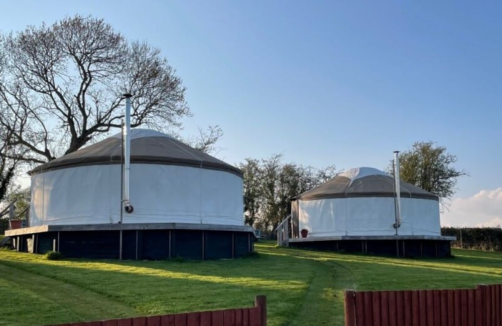 The Yurts at Burnt House Farm exterior