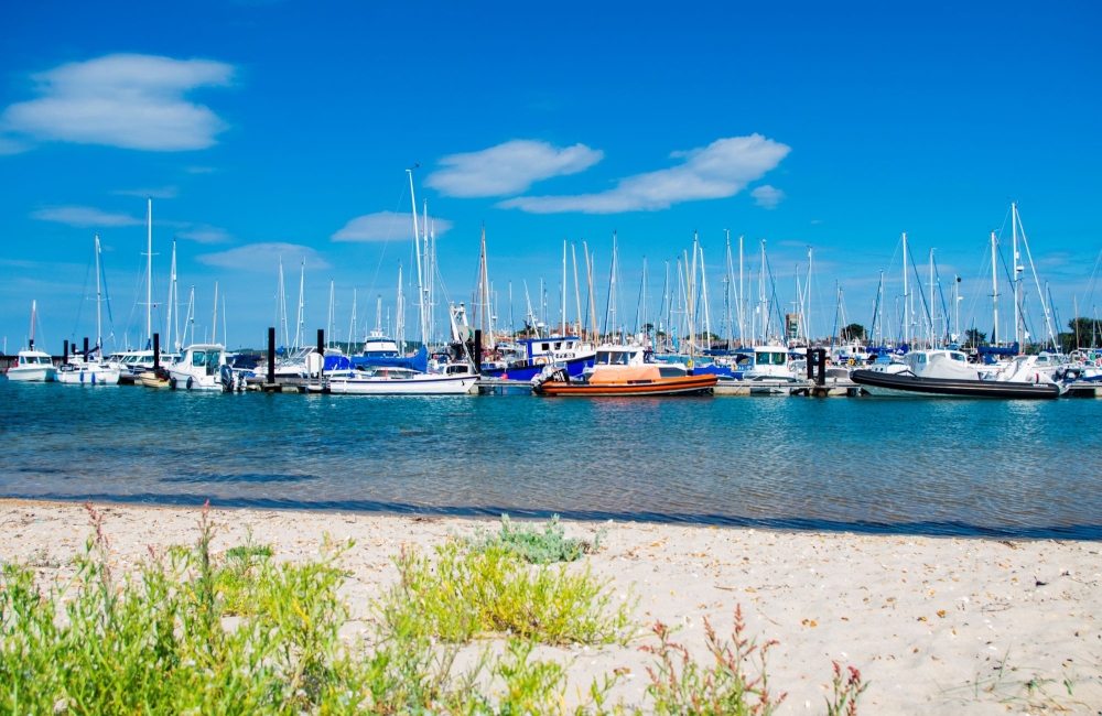 boats in the harbour