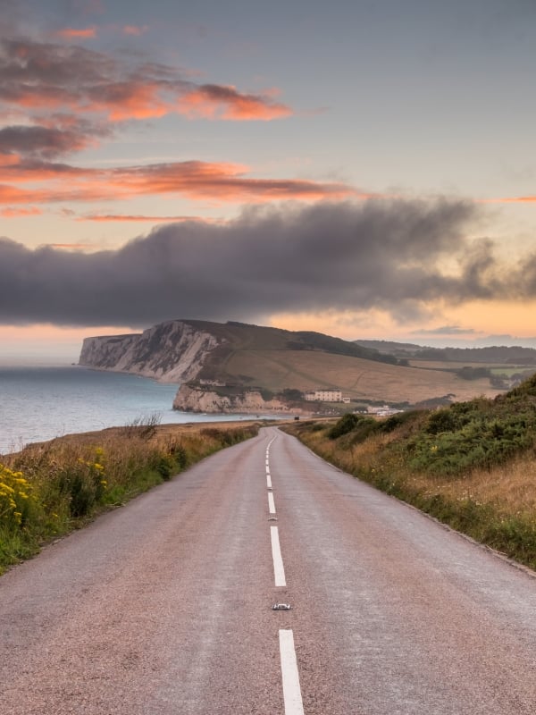 Military Road towards Freshwater, Tennyson