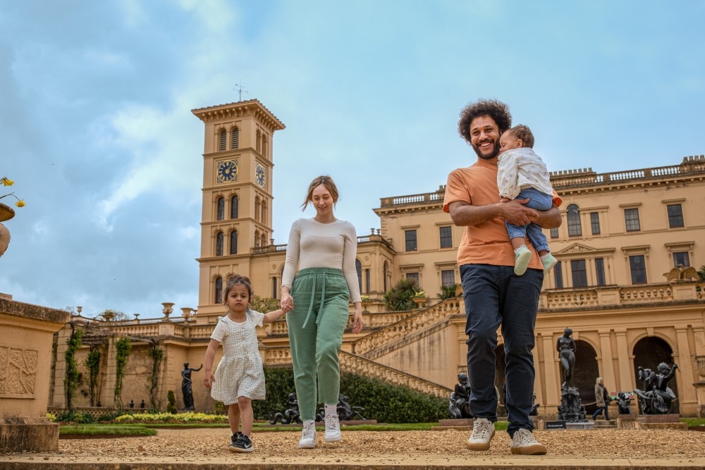 Family at Osborne