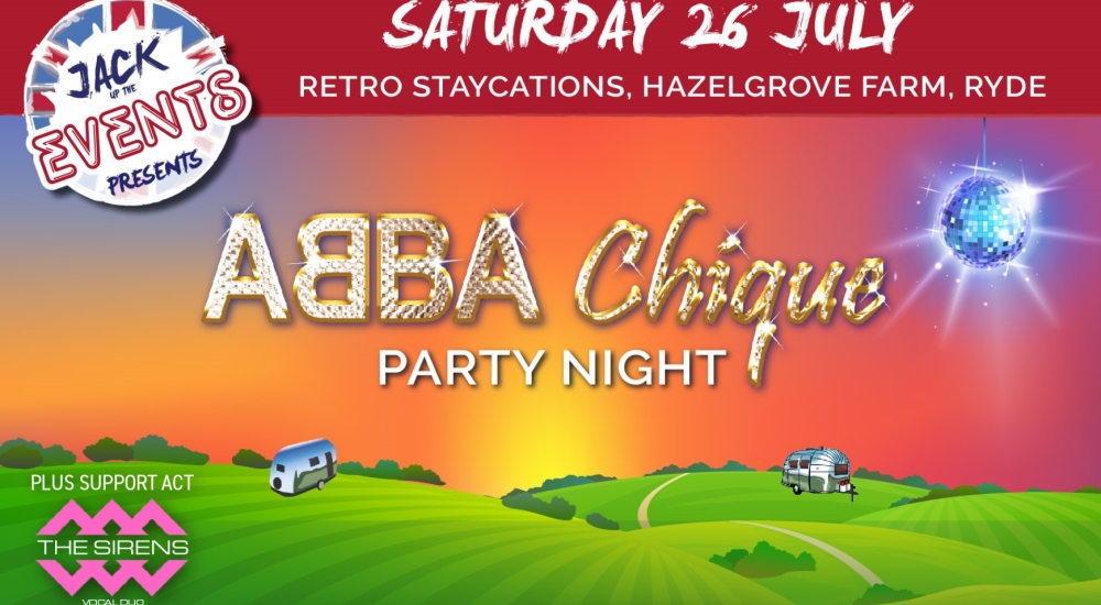 abba chique event poster