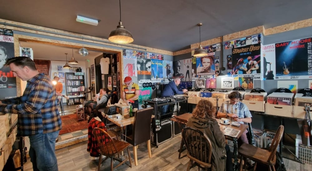 inside sounds + grounds record shop