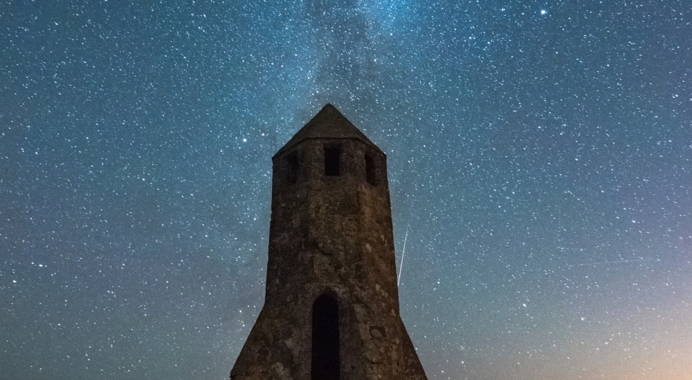 st catherines oratory with a starry sky 