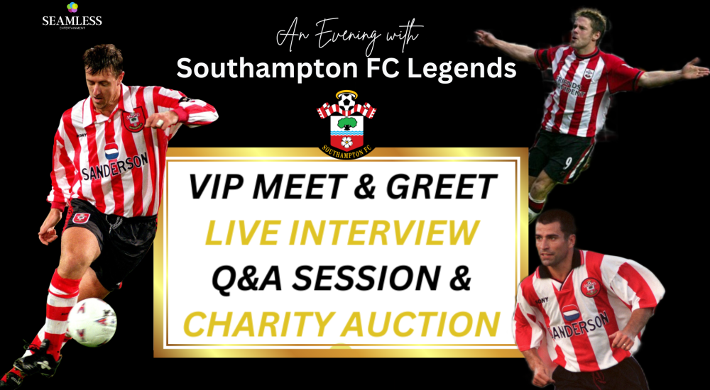 VIP meet and greet, live interview, Q&A session and a charity auction